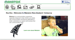 Desktop Screenshot of makaton.org.nz